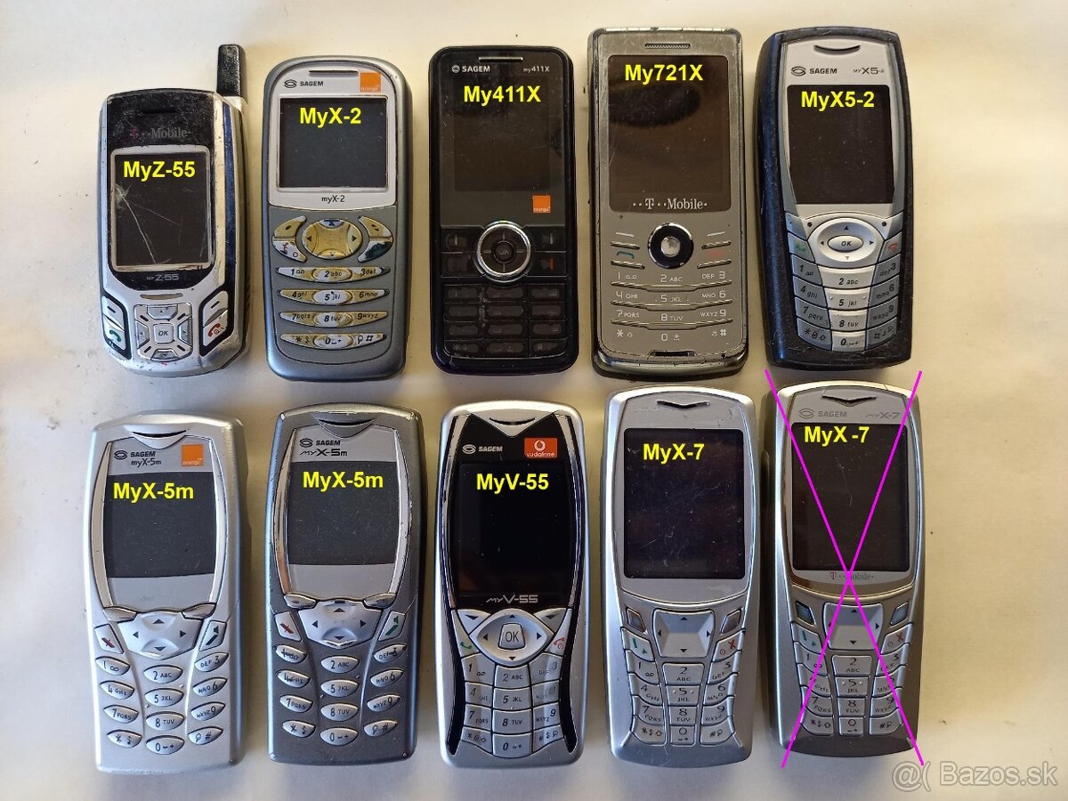 Siemens Motorola Sagem Alcatel - 7