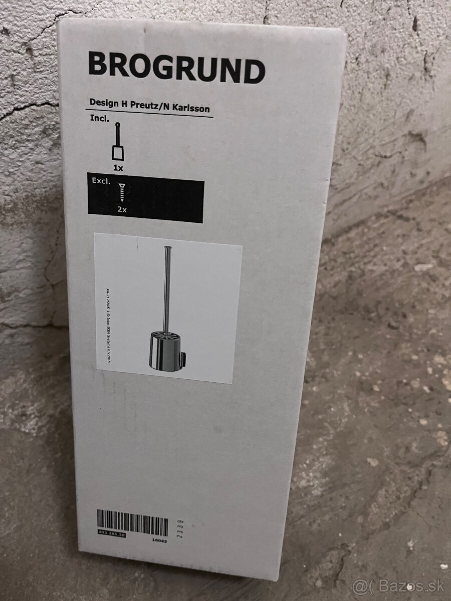 Nerezový kôš + WC kefa IKEA - 7