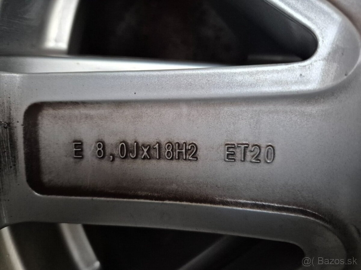 5x112 r18 ET20 x 8J elektróny originál AUDI - 7