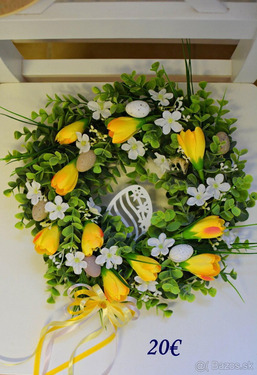 Jarný, veľkonočný a celoročný veniec - 7