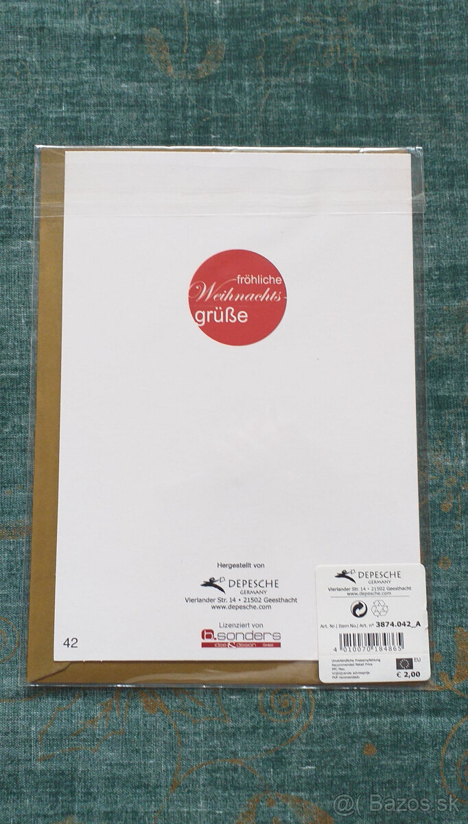 Karty rôzne s obálkami v nemeckom jazyku - 7