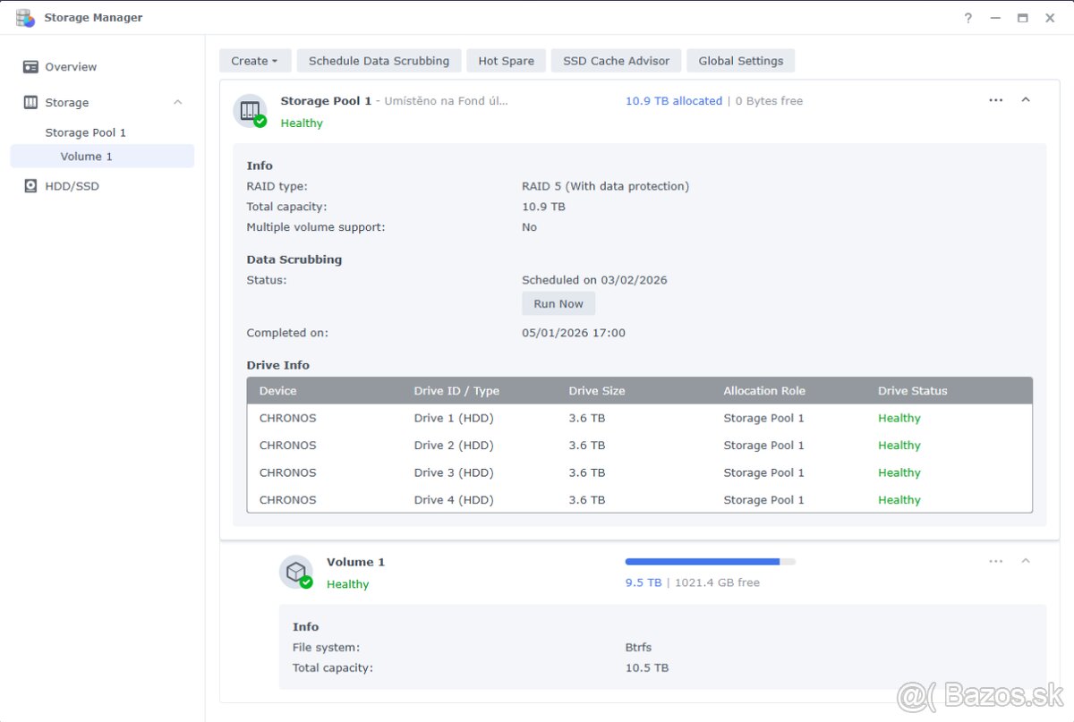 Synology DS916+ 8GB RAM 12TB NAS Cloud HDD - 7