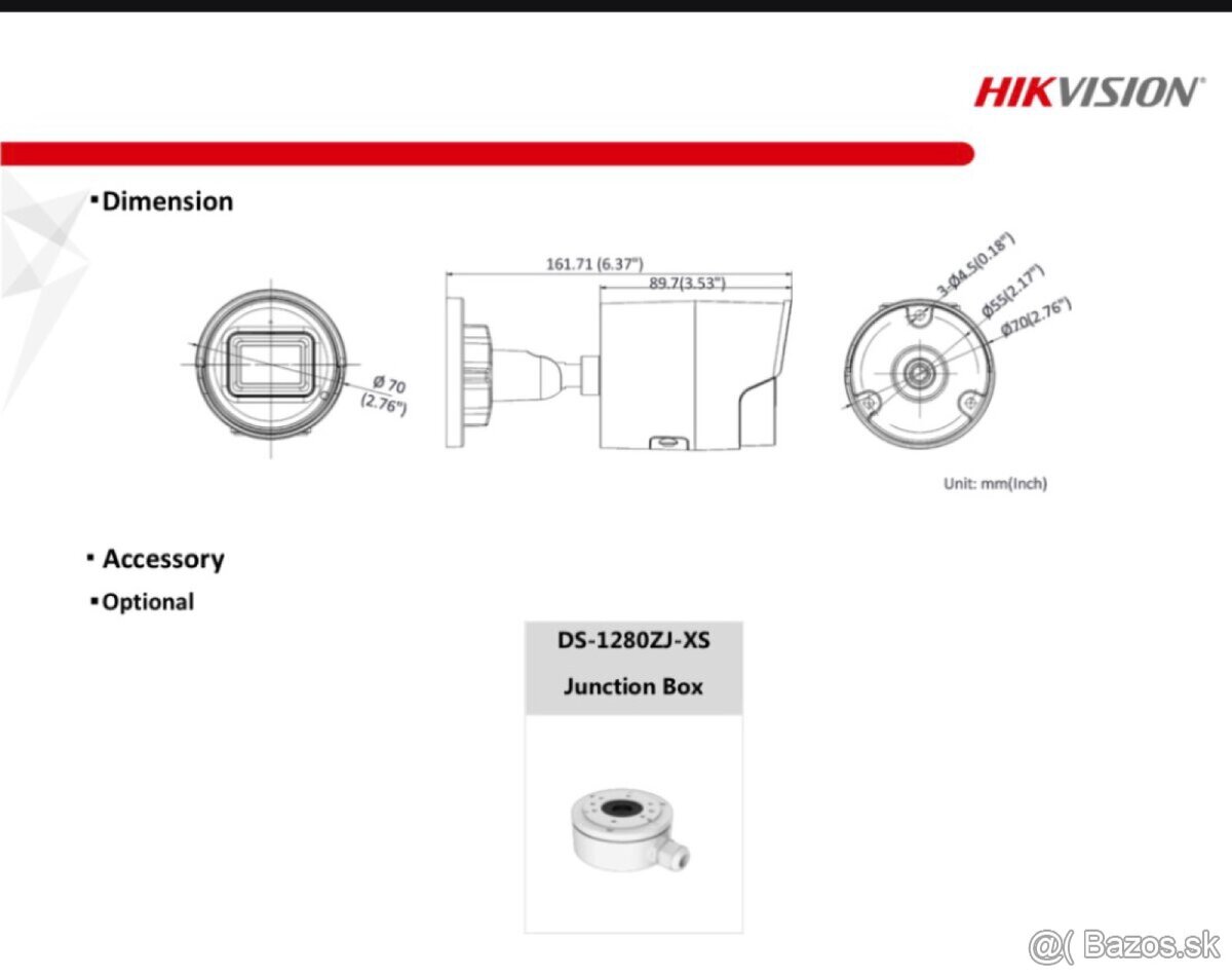 Hikvision 4K IP kamera DS-2CD2086G2 black - 7