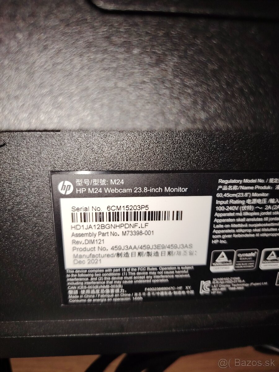 Monitor HP M24 Webcam - 7