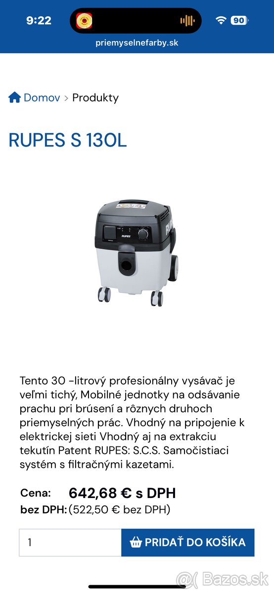 Profesionálny vysávač Rupes S130L - 7