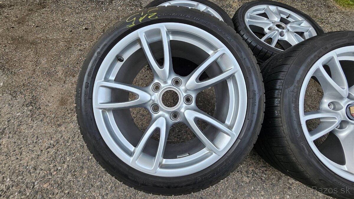 zimní ALU kola originál Porsche 18” – komplet s - 7