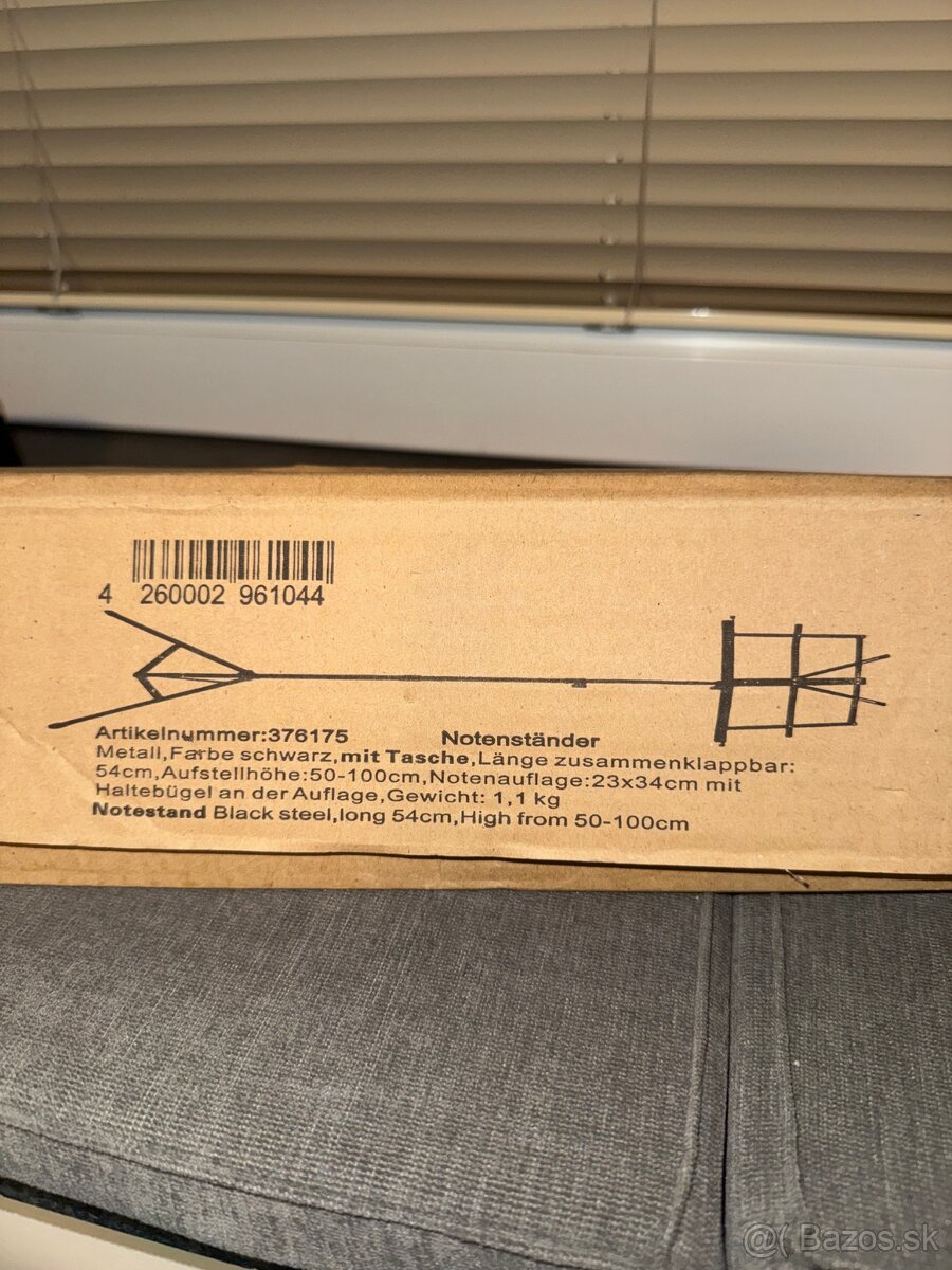 Stojan na noty + podnožka pre gitaru - 7