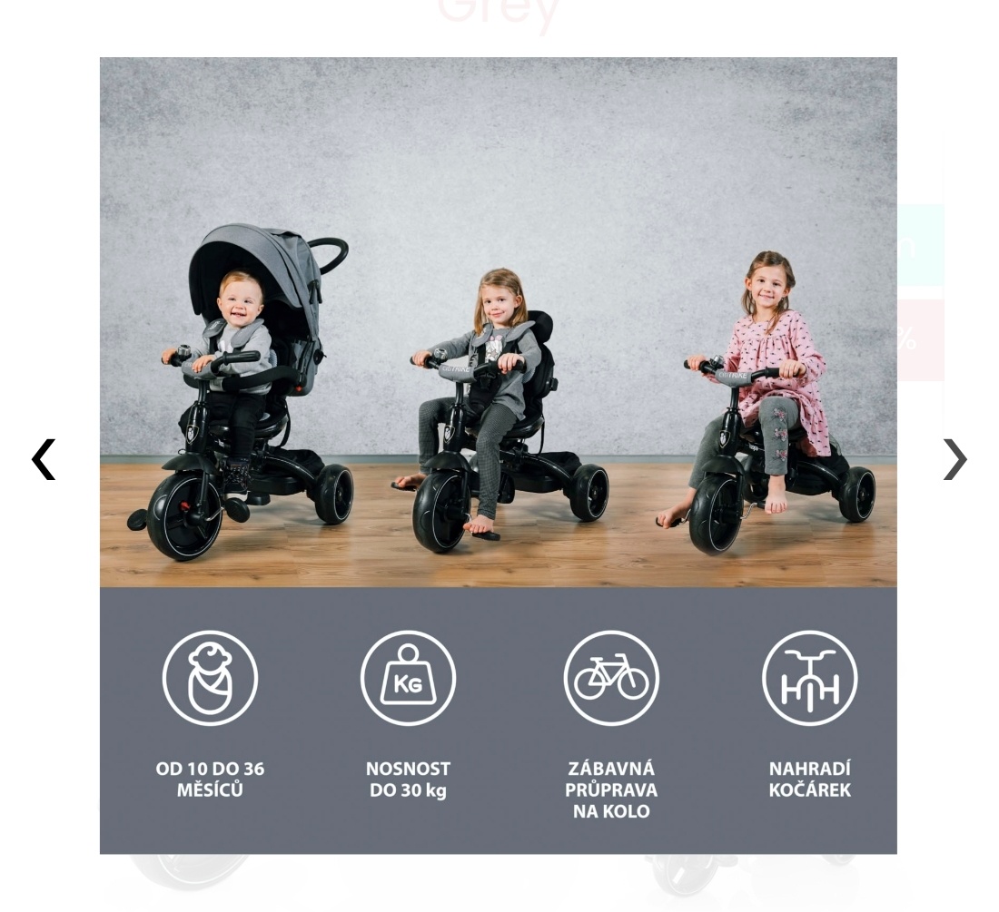 Trojkolka ZOPA City Trike 6v1 - 7