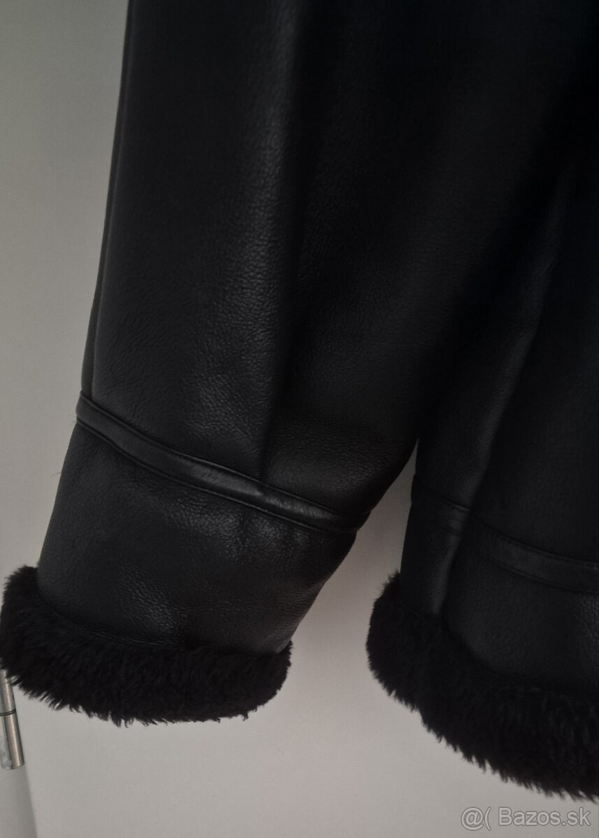 Kožušinková bunda Mango xl - 7