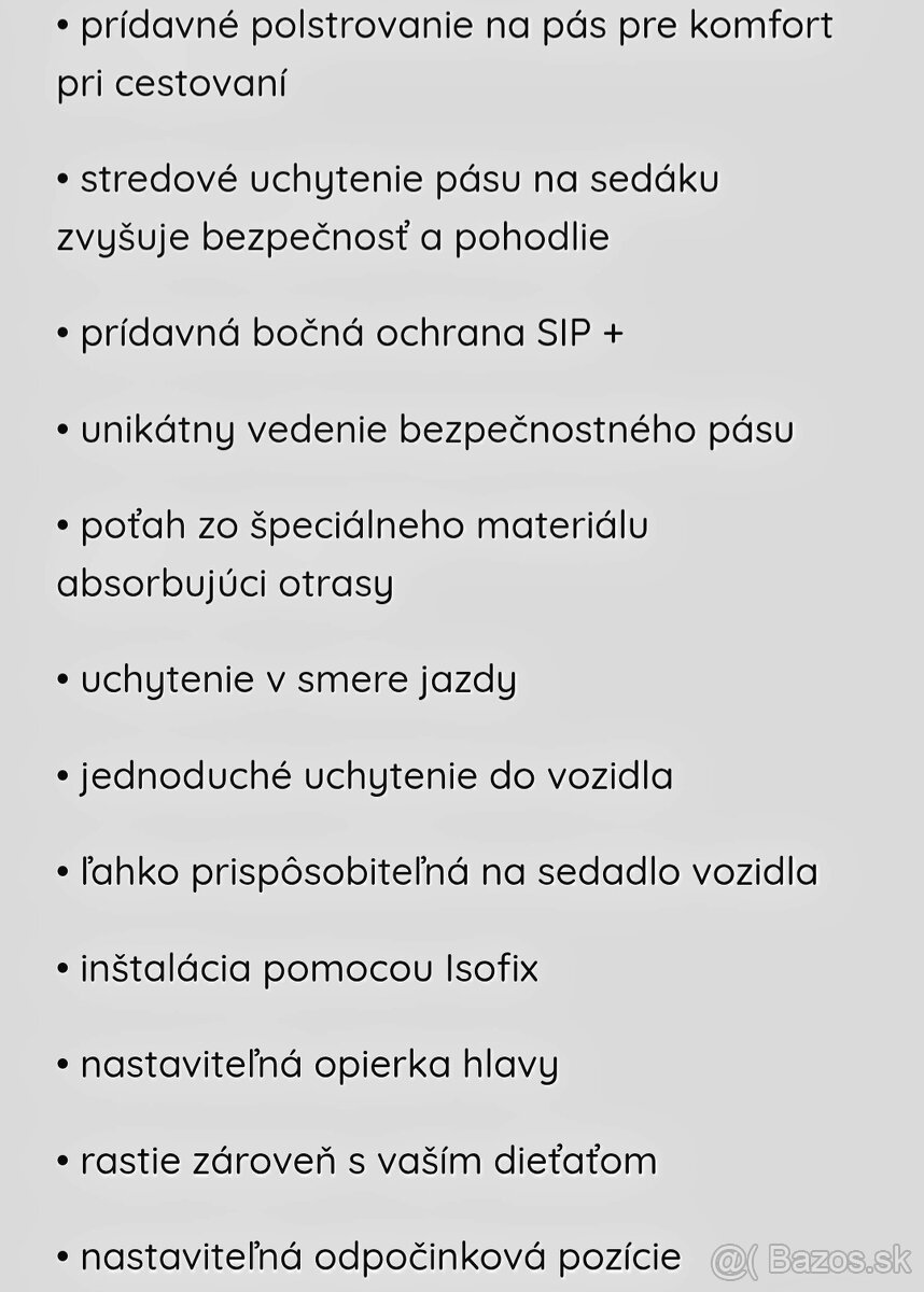 Detská autosedačka BeSafe - 7