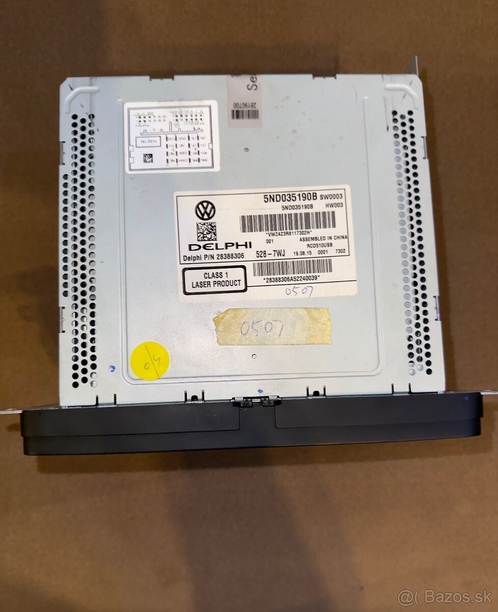 VW rádio RCD 510 - 7