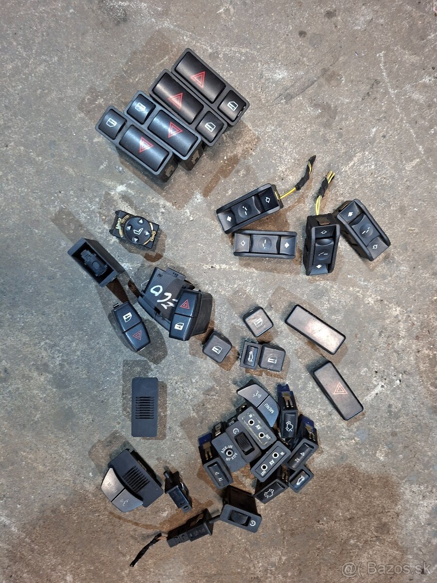 Tlačítka, vypínače, relatka bmw - 7