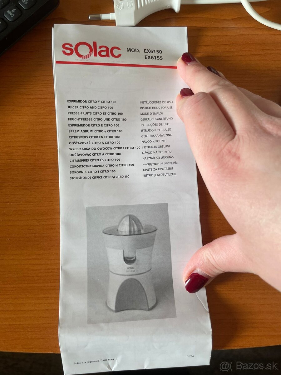 SOLAC odšťavovač na citrusy - 7