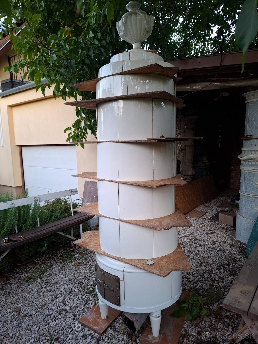 Kachlova pec starožitná - 7