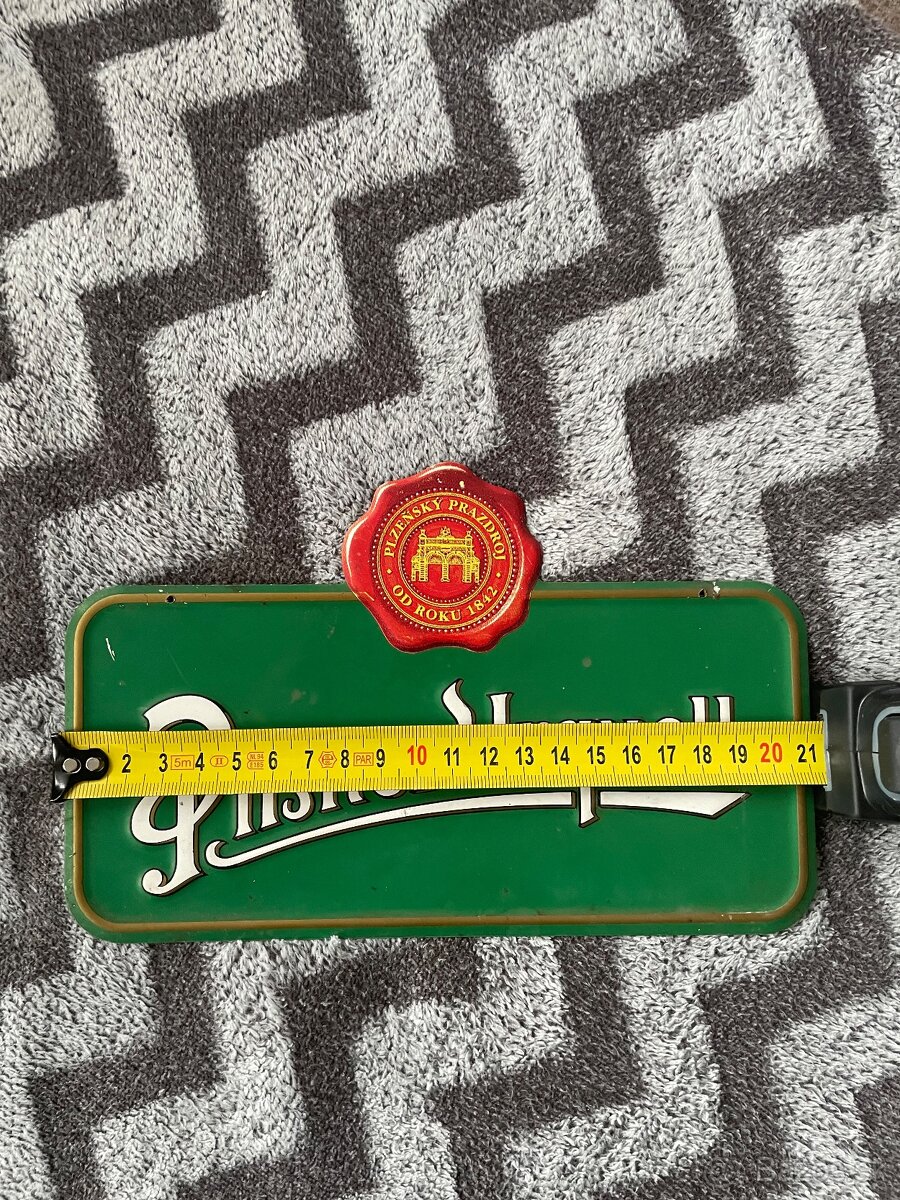 Pilsner Urquell - plechová tabuľa - 7