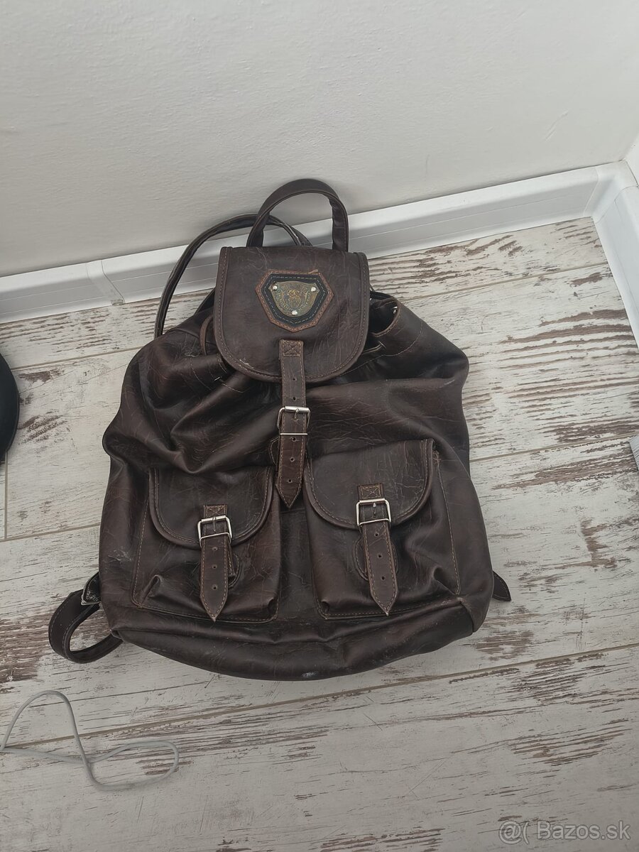 Kožený vintage batoh - 7