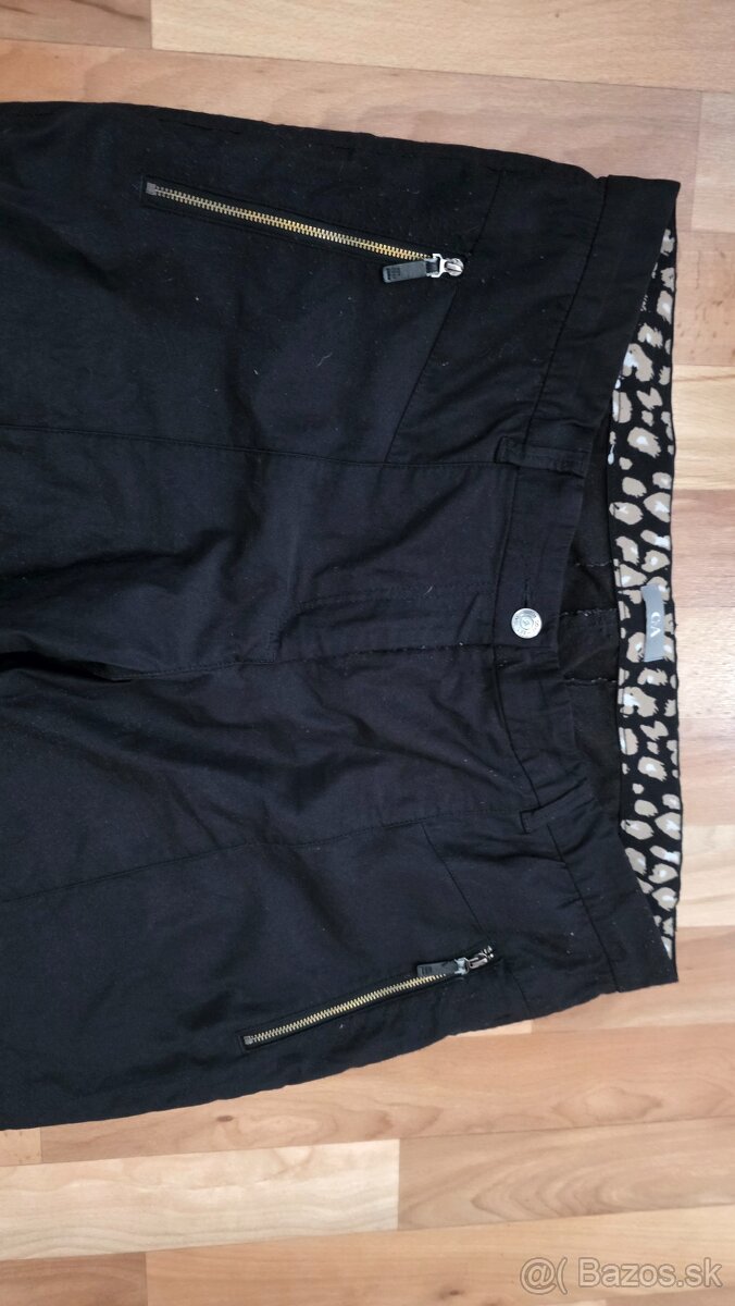 Zateplene cierne nohavice xn.C&A č.46 - 7