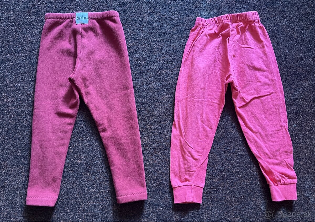 Tepláky a legíny pre dievčatko vo veku 3-4 rokov - 7