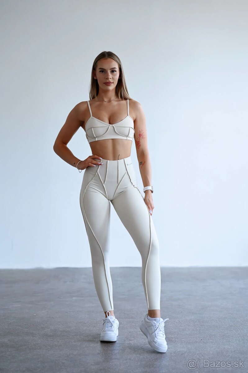 Krémové legíny Elime Premium shape - 7