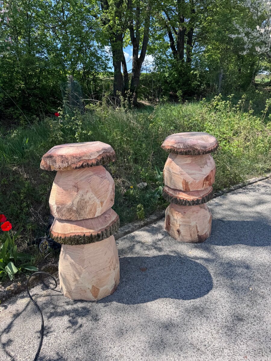 Dubáky - dekorácia do záhrady/sedenie - 7