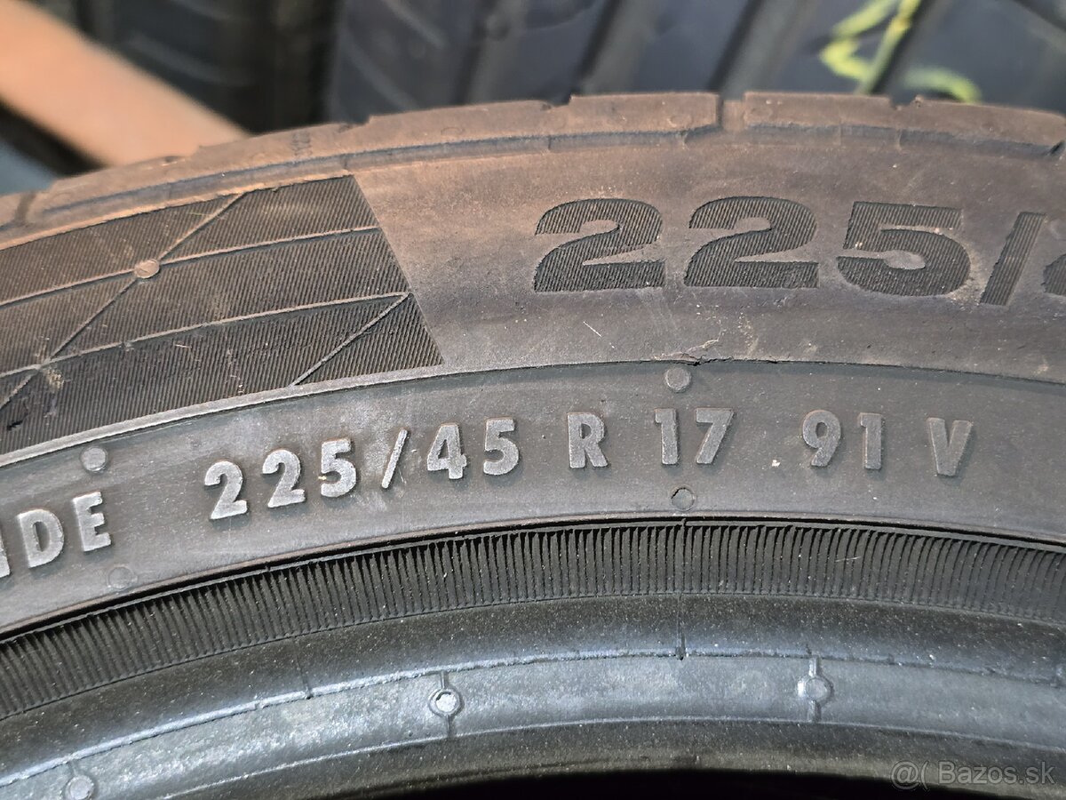 Continental 225 45 R17 letne - 7