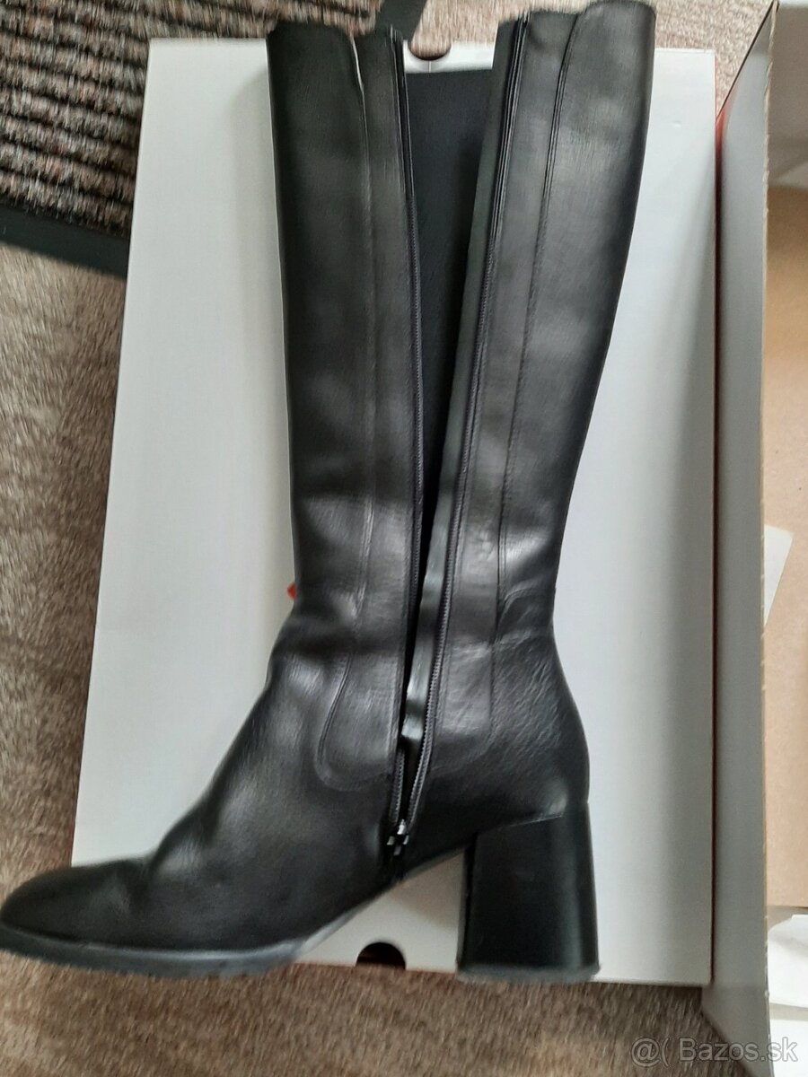 Kožené zateplené čižmy Rieker vel.39 - 7