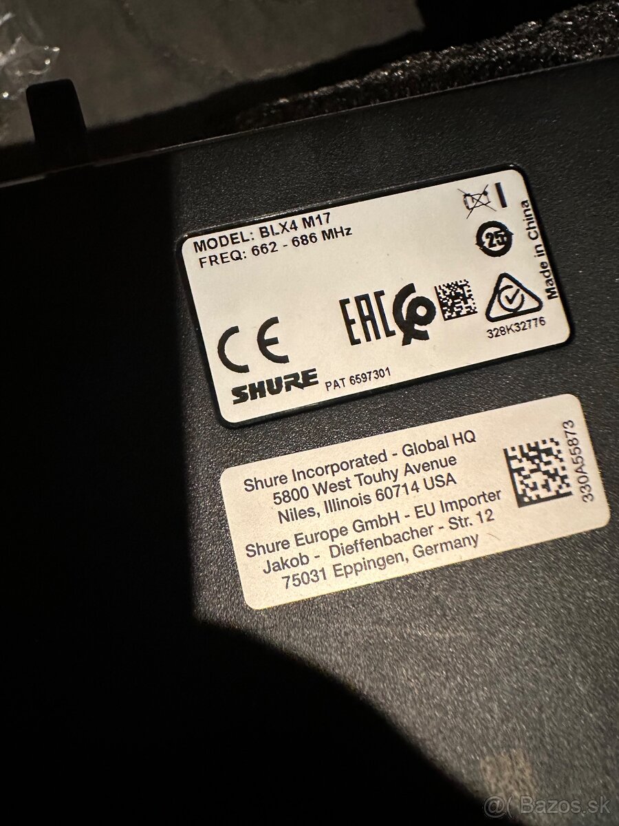 Bezdrôtove mikrofony Shure SM 58 - 7