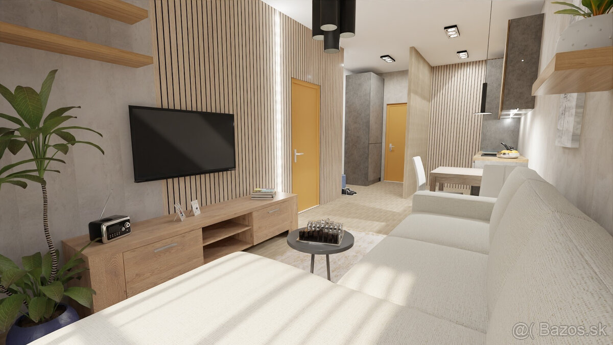 Na predaj investičný 2-izbový apartmán (nebytový priestor) v - 7