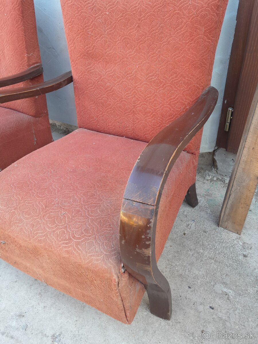 Predám dve kreslá v peknom štýle - 7