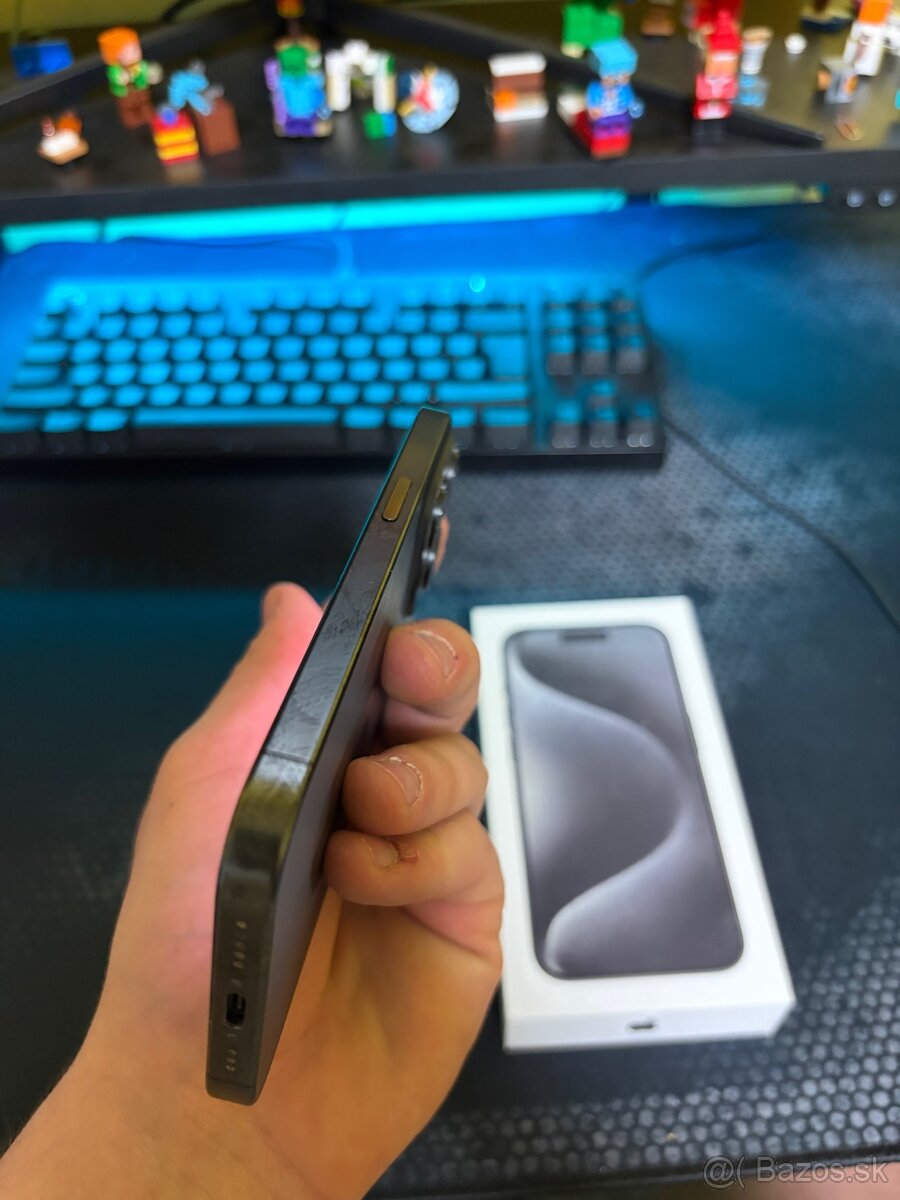 🔥 iPhone 15 Pro 128 GB BLACK TITANIUM– TOP STAV 🔥 - 7