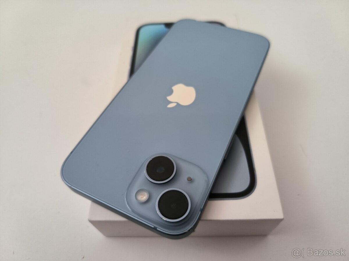apple iphone 14 128gb Blue / Batéria 100% - 7