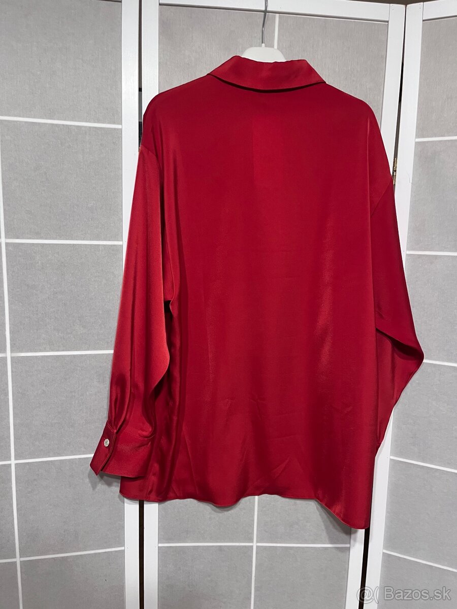 Damska červená košeľa - 7