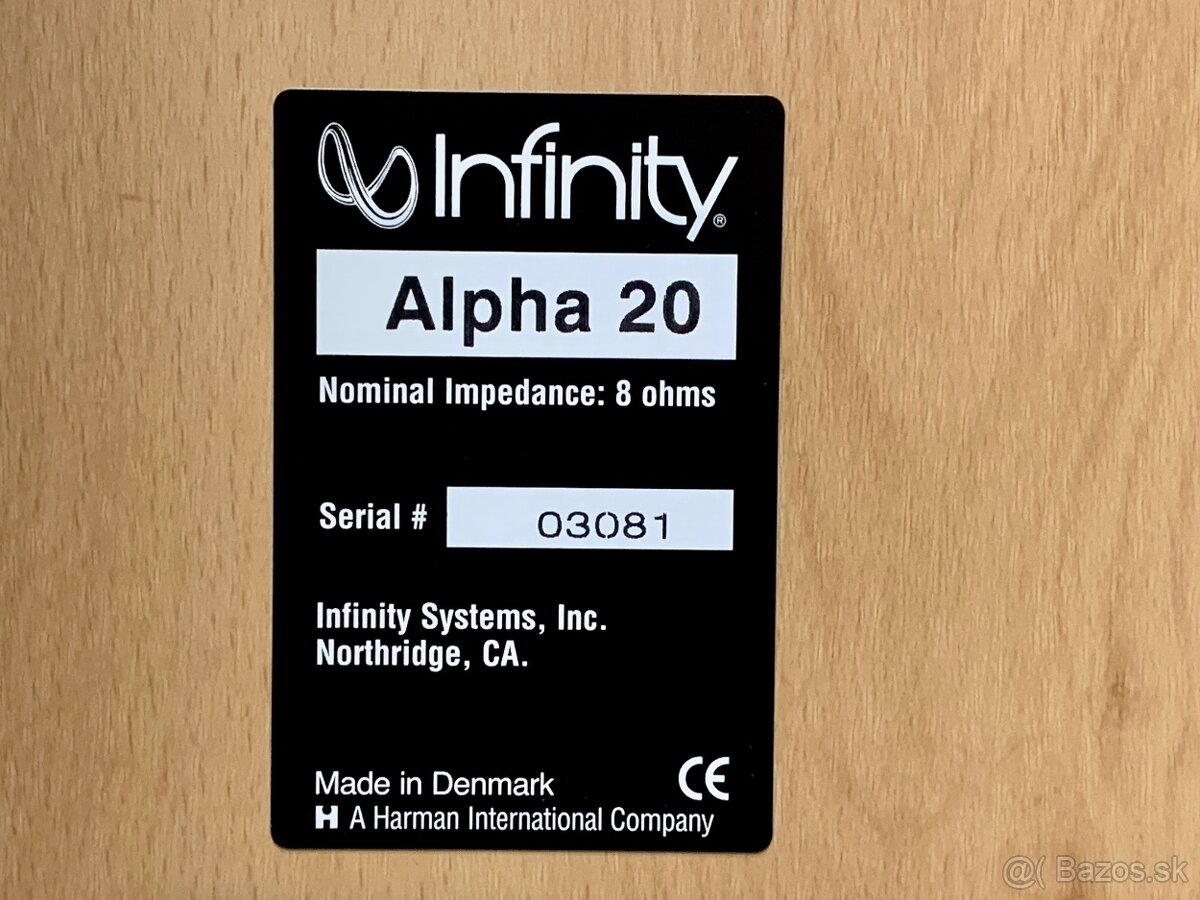 Infinity Alpha 20 …. Repro sústavy - 7