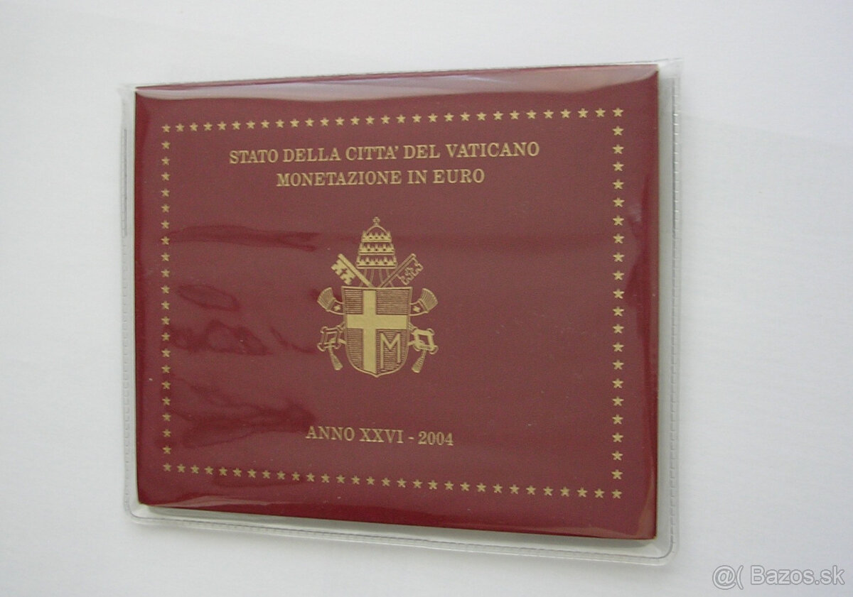VATIKAN 2004 Tretia sada euromincí pápež Ján Pavol II. č.2 - 7