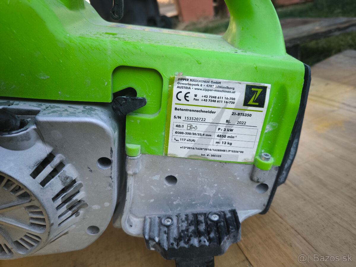 benzínová rozbrusovačka ZIPPER ZI-BT350 - 7