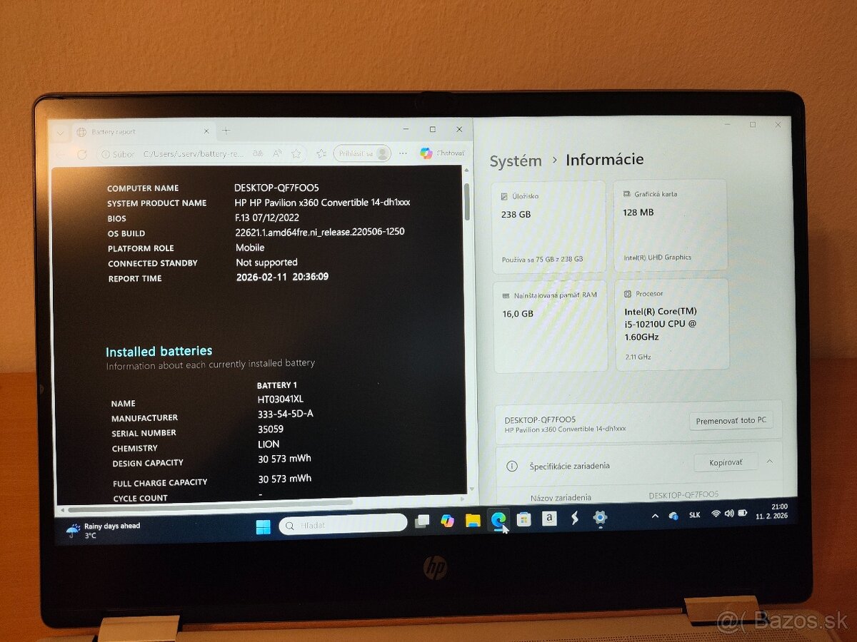 HP x360 | Core i5 • 16GB RAM • Touch - 7