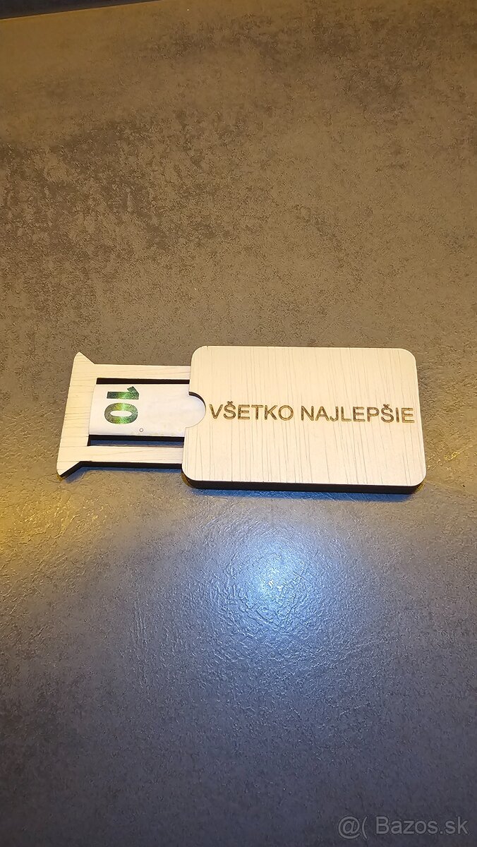 Drevené obálky na peniaze - 7