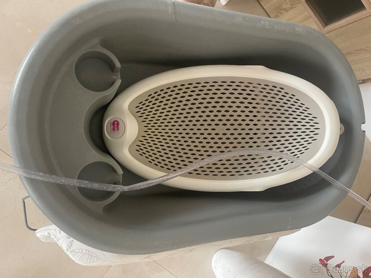 PETITE&MARS Přebalovací pult s vaničkou Spa 3v1 Grey - 7