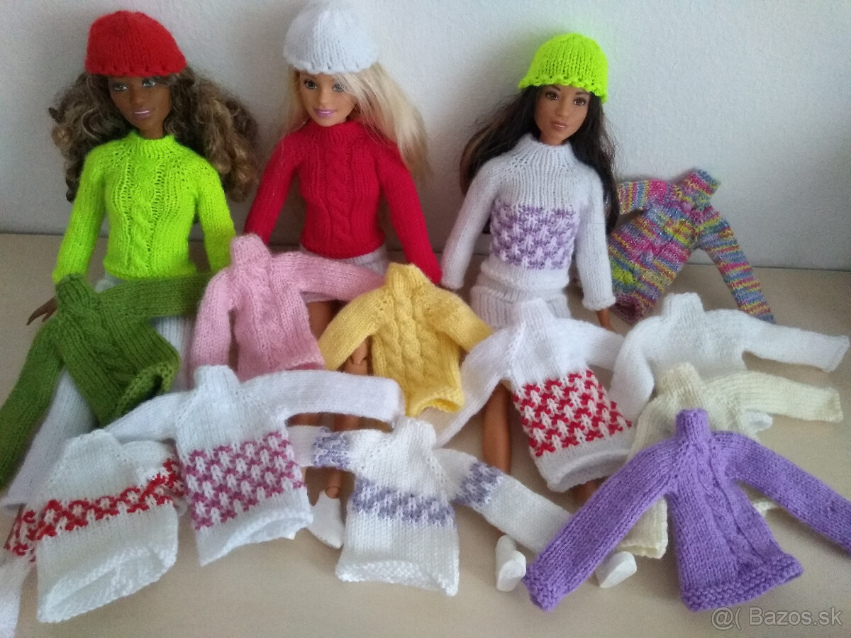 Zimné šaty pre bábiky barbie ken chelsea evi skiper bábo - 7