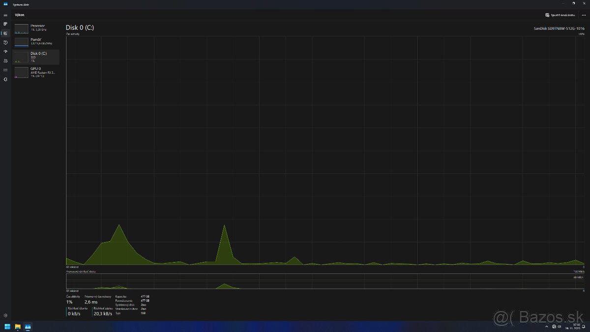 Herný / pracovný počítač, R7 1700/ RX5700XT 8GB/ 16GB Ram - 7