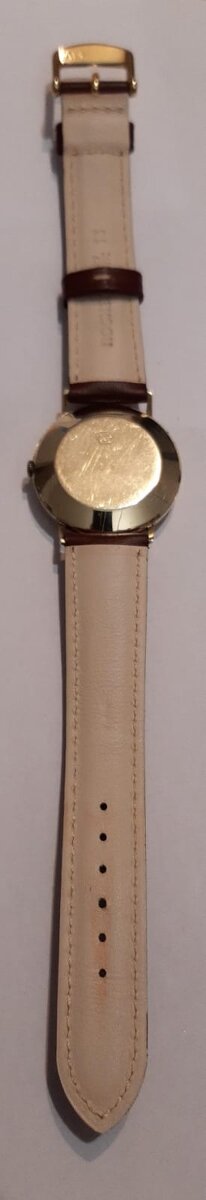 panske zlate 585 naramkove hodinky tiresa automat 25 rubis - 7