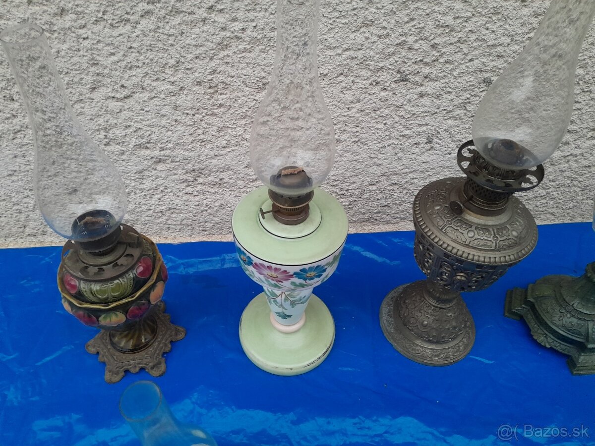 Petrolejová,bakelitová,industriálna ,železničiarska lampa. - 7