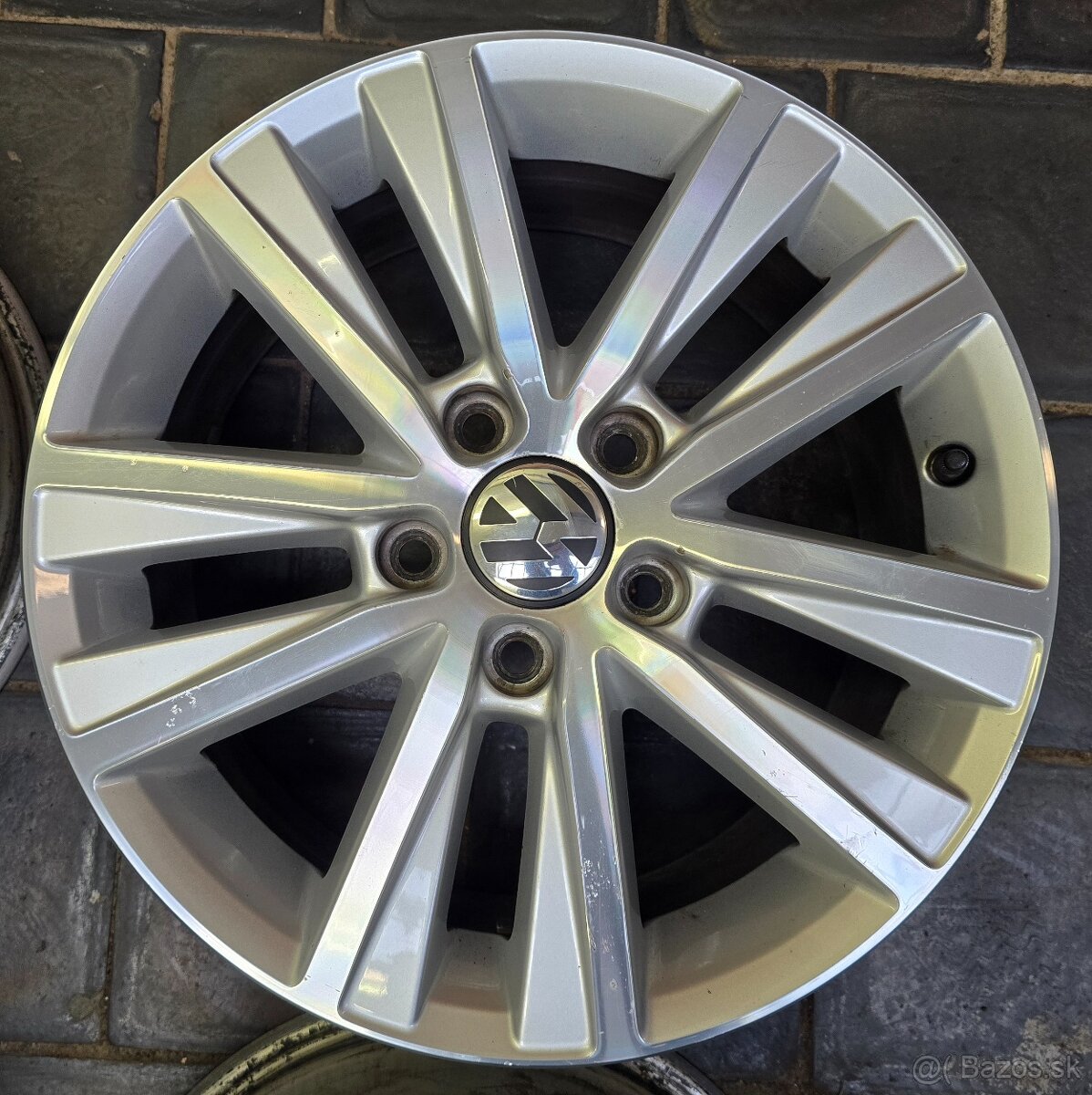 ORIGINÁL VW HLINÍKOVÉ DISKY 5x112 R16 - 7