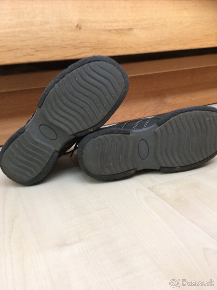 Dievčenské kožené topánky vel.32 - 7