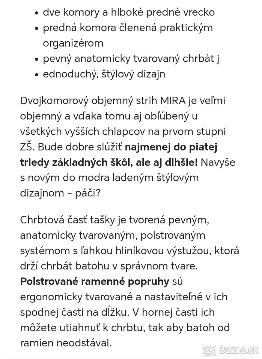 Školská taska topgal - 7