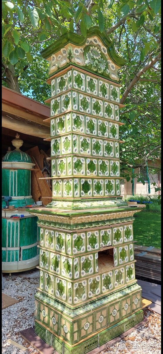 Kachlova pec starožitná - 7