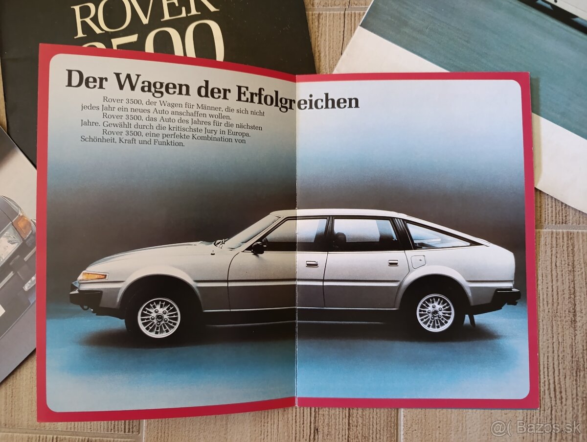 Prospekty Rover, Triumph, TVR, Lotus - od 50. let. - 7