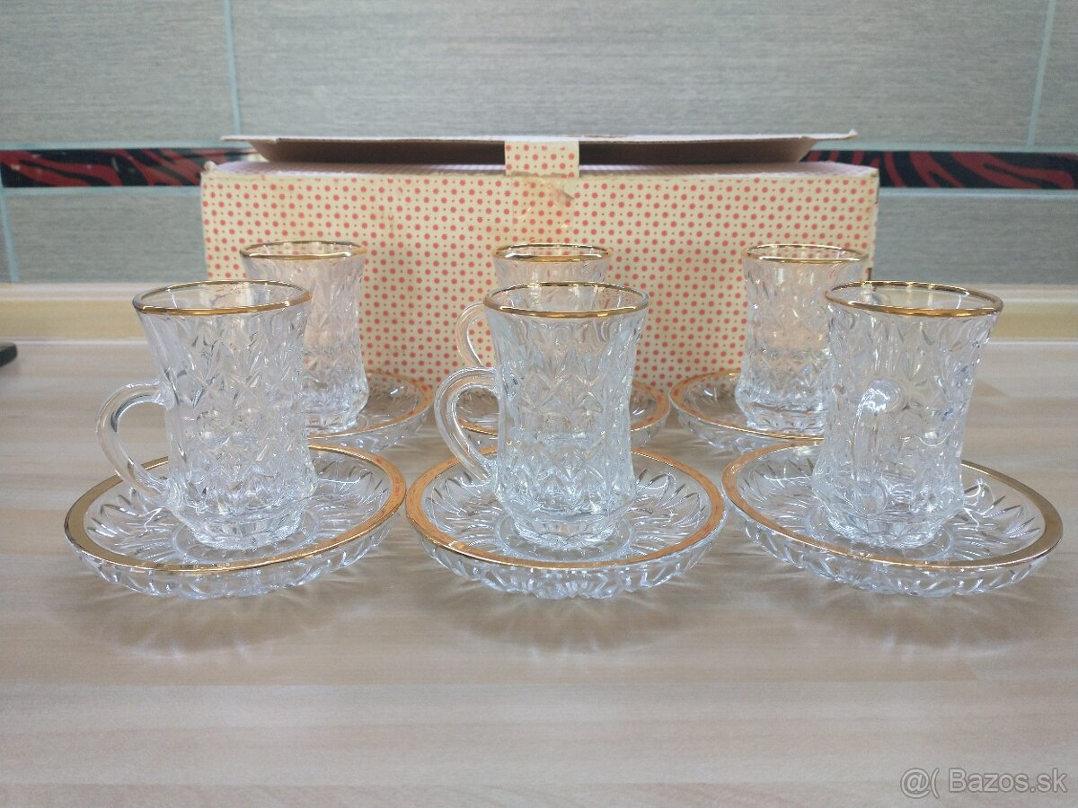 štamperlíky, šálky s podšálkami - 7