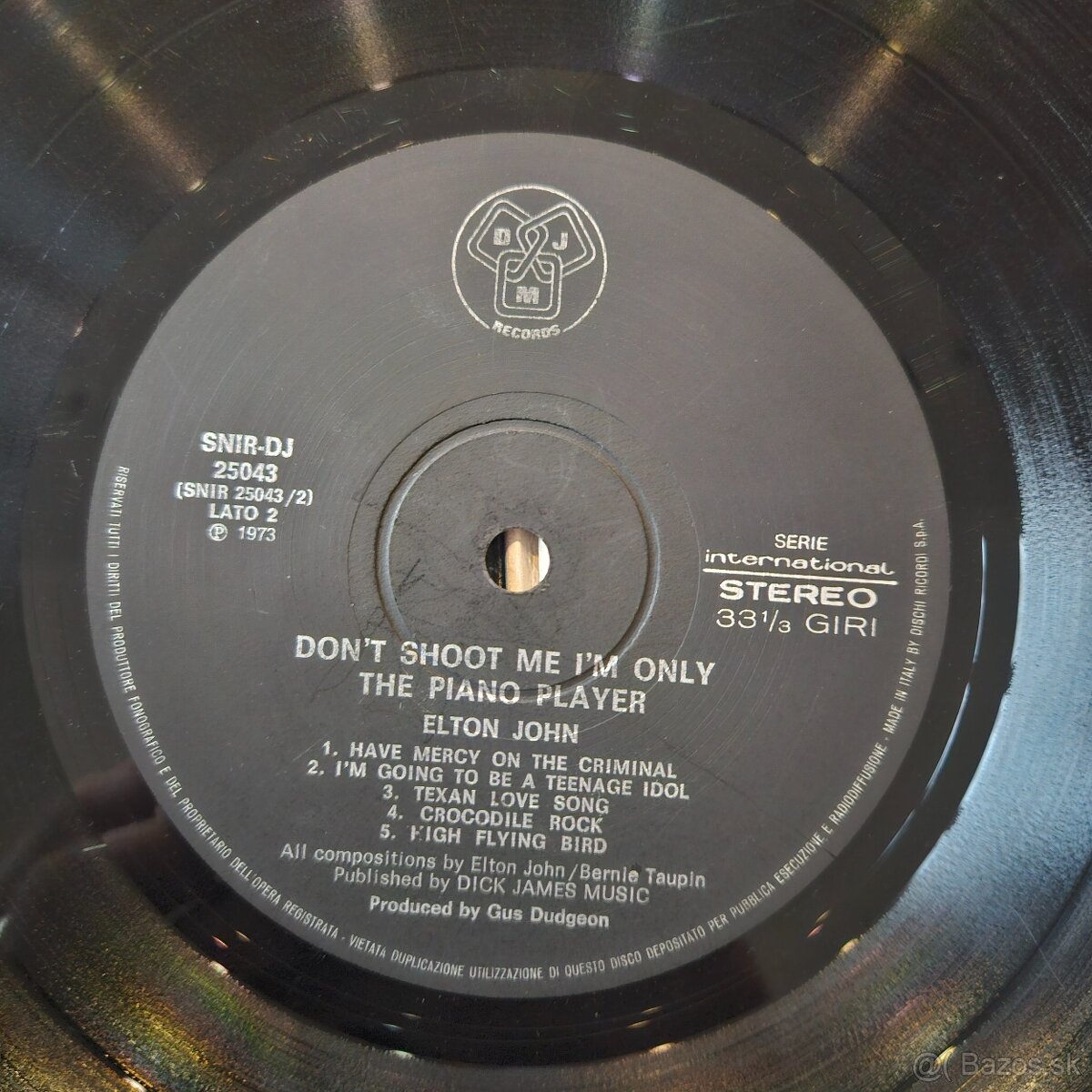 LP Elton John- Don´t shoot me I´m only the piano player - 7