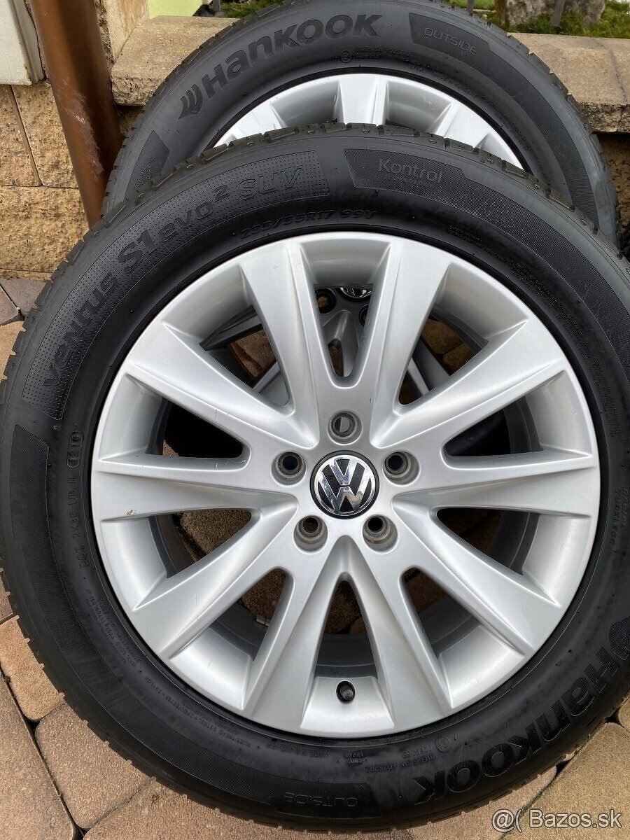 Al disky 7Jx17, 5x112 - VW Tiguan - 7